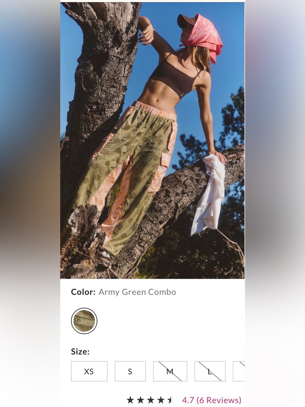 FP MOVEMENT by FREE PEOPLE ~ Colorburst Fleece-Lined Hike Pants ~ Army ~ XS NWT* - Picture 11 of 11